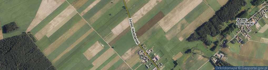 Zdjęcie satelitarne Jurzec Włościański ul.